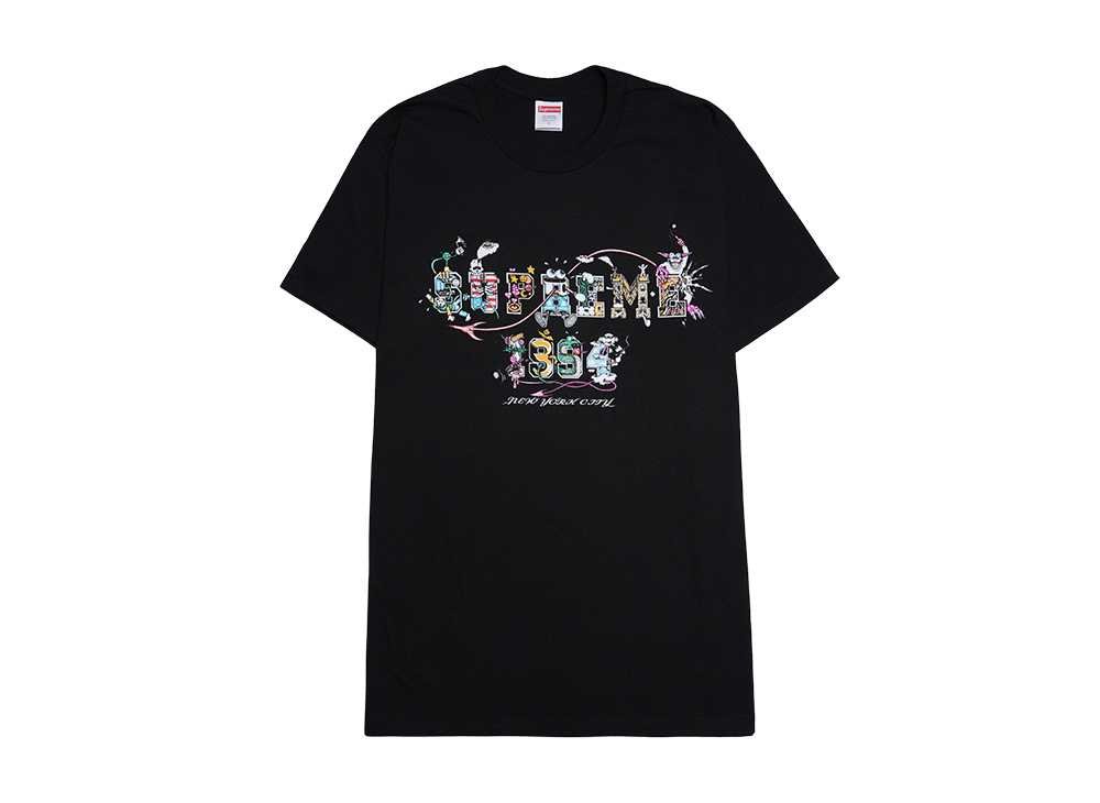 Supreme Varsity Tee Black シュプリーム バーシティ Tシャツ ブラック - VICTORIA SNKRS