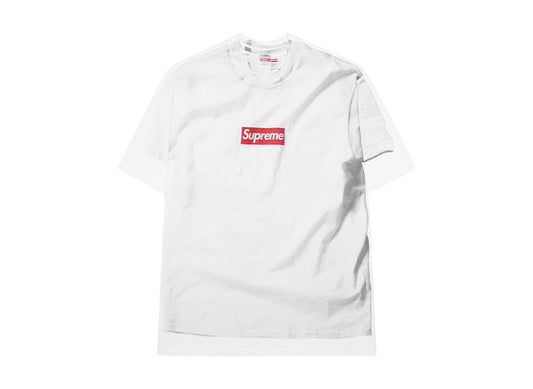 Supreme x MM6 Maison Margiela Box Logo Tee White シュプリーム x MM6 メゾン マルジェラ (メゾンマルジェラ) ボックス ロゴ Tシャツ ホワイト - VICTORIA SNKRS