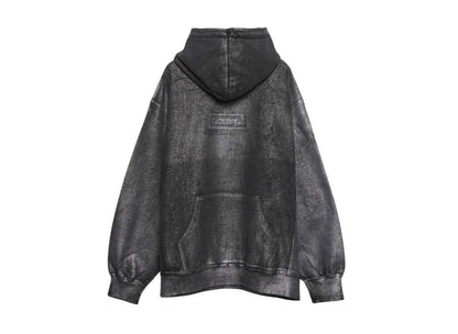 Supreme x MM6 Maison Margiela Foil Box Logo Hooded Sweatshirt Black シュプリーム x MM6 メゾン マルジェラ (メゾンマルジェラ) フォイル ボックス ロゴ フーデッド スウェットシャツ ブラック - VICTORIA SNKRS