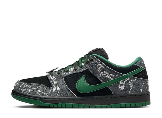 There Skateboards × Nike SB Dunk Low Pro Anthracite and Gorge Green ゼアスケートボード × ナイキ SB ダンク ロー プロ アンスラサイト アンド ゴージグリーン - VICTORIA SNKRS