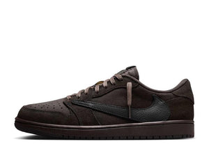 Travis Scott × Nike Air Jordan 1 Low OG SP Velvet Brown and Dark 