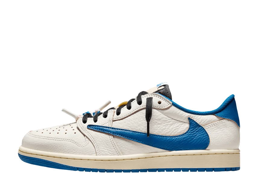 Travis Scott×fragment design×Nike Air Jordan 1 Low OG Sail トラヴィス・スコット×フラグメントデザイン×ナイキ エアジョーダン1 ロー OG セイル - VICTORIA SNKRS