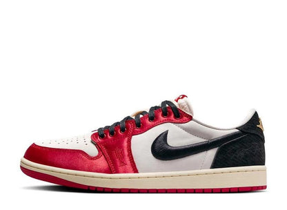 Trophy Room × Nike Air Jordan 1 Low OG Sail and Varsity Red トロフィールーム × ナイキ エアジョーダン1 ロー OG セイル アンド バーシティレッド - VICTORIA SNKRS