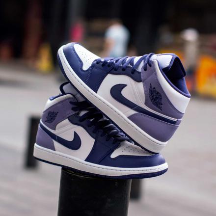 ナイキ エアジョーダン1 ミッド スカイJ パープル Nike Air Jordan 1 Mid Sky J Purple - VICTORIA SNKRS