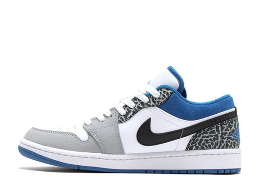 エアジョーダン1 ロー トゥルー ブルー Nike Air Jordan 1 Low True Blue - VICTORIA SNKRS