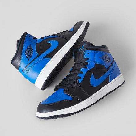 エアジョーダン1 ミッド ハイパーロイヤル NIKE AIR JORDAN 1 MID HYPER ROYAL - VICTORIA SNKRS