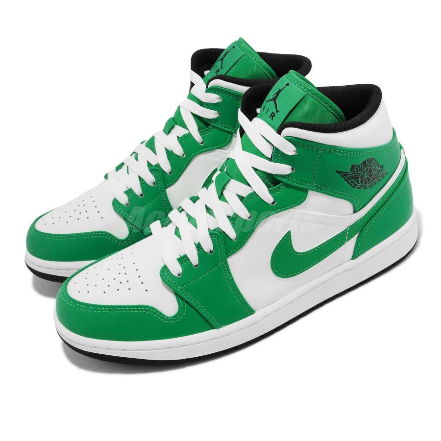 ナイキ エアジョーダン1 ミッド ラッキーグリーン Nike Air Jordan 1 Mid Lucky Green