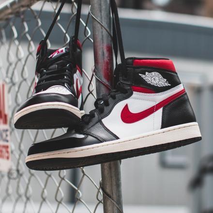 エアジョーダン1 レトロ NIKE AIR JORDAN 1 RETRO HIGH BLACK WHITE GYM RED - VICTORIA SNKRS