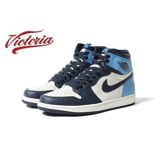 エアジョーダン1 オブシディアン NIKE AIR JORDAN 1 RETRO HIGH OG OBSIDIAN - VICTORIA SNKRS