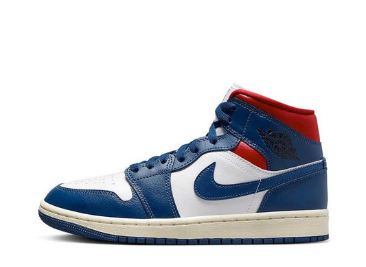 ナイキ ウィメンズ エアジョーダン1 ミッド フレンチブルー Nike WMNS Air Jordan 1 Mid French Blue - VICTORIA SNKRS