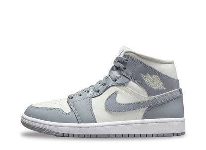 ナイキ ウィメンズ エアジョーダン1 ミッド グレー セイル Nike WMNS Air Jordan 1 Mid Grey Sail - VICTORIA SNKRS