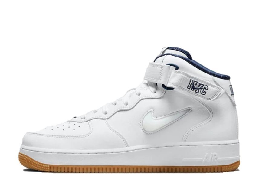 エアフォース1 ミッド NYC ホワイト Nike Air Force 1 Mid NYC White - VICTORIA SNKRS