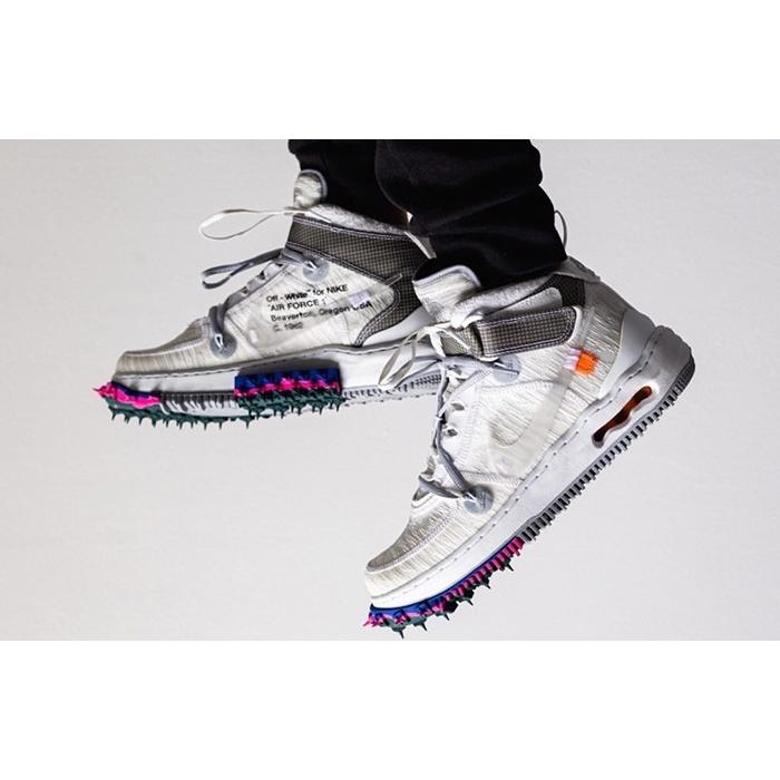 オフホワイト×ナイキ エアフォース1 ミッド ホワイト Off-White×Nike ...