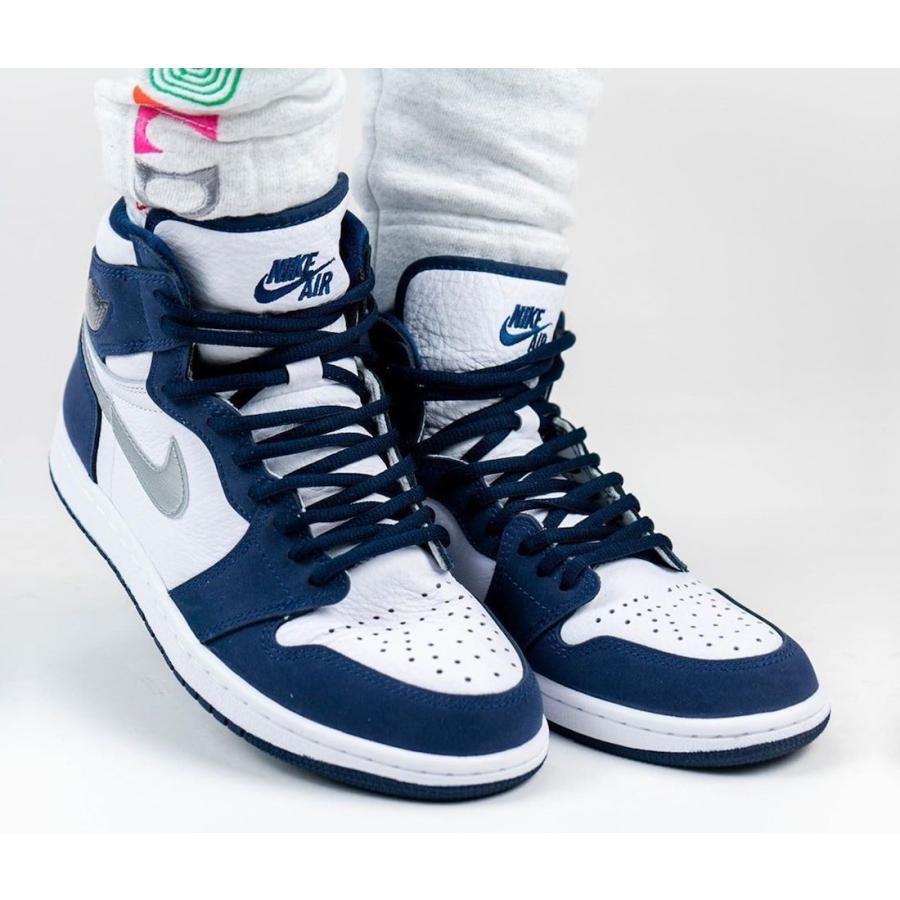 エアジョーダン 1 ハイ OG CO.JP ホワイト ミッドナイトネイビー NIKE AIR JORDAN 1 HIGH OG CO.JP WHITE  MIDNIGHT NAVY