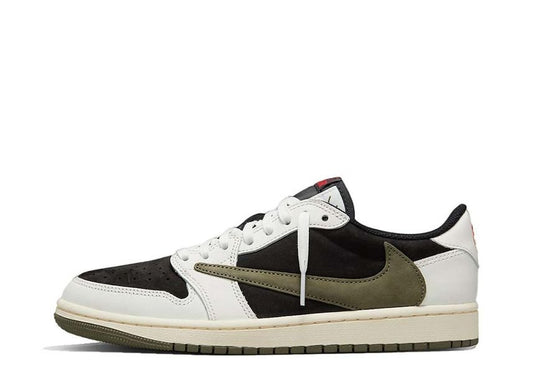 トラヴィス スコット × ナイキ ウィメンズ エアジョーダン1 ロー OG ミディアム オリーブ Travis Scott × Nike WMNS Air Jordan 1 Low OG Medium Olive - VICTORIA SNKRS