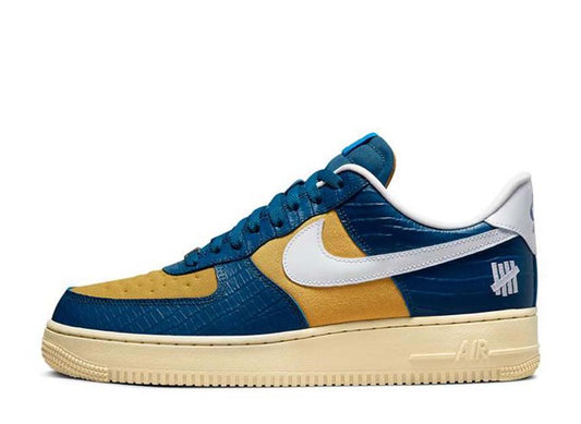 アンディフィーテッド×ナイキ エアフォース1 ブルー イエロー UNDEFEATED×NIKE AIR FORCE 1 LOW BLUE YELLOW - VICTORIA SNKRS