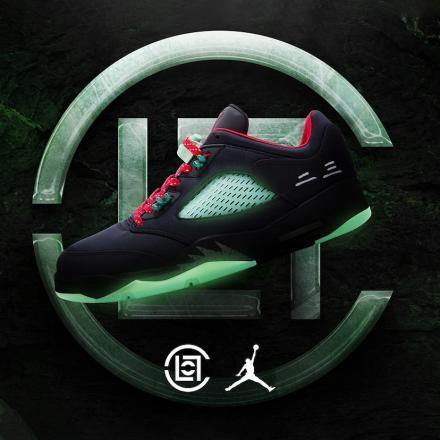 メンズCLOT Nike Air Jordan 5 Low  28.5 Jade 5