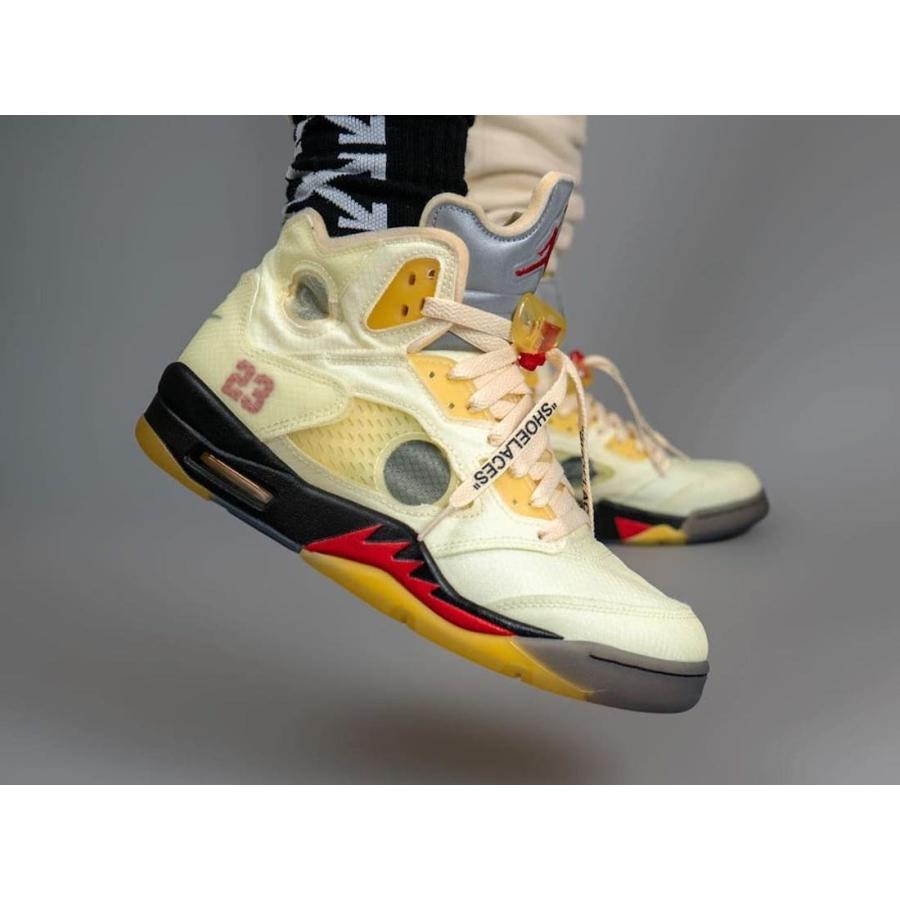 オフホワイト×ナイキ エアジョーダン5 セイル OFF-WHITE×NIKE AIR JORDAN 5 SAIL