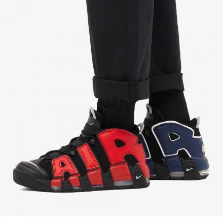 エアモア アップテンポ 96 ブラック アンド ユニバーシティレッド Nike Air More Uptempo 96 Black and  University Red