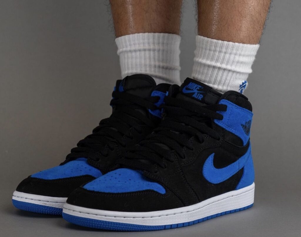 ナイキ GS エアジョーダン1 レトロ ハイ OG ロイヤル リイマジンド Nike GS Air Jordan 1 Retro High OG  Royal Reimagined