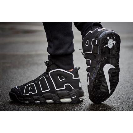 エアモアアップテンポ ブラック ホワイト NIKE AIR MORE UPTEMPO BLACK WHITE(2020) - VICTORIA SNKRS