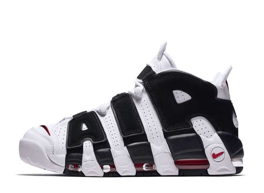 エア モア アップテンポ ホワイト ブラック ユニバーシティレッド NIKE AIR MORE UPTEMPO WHITE BLACK UNIVERSITY RED - VICTORIA SNKRS