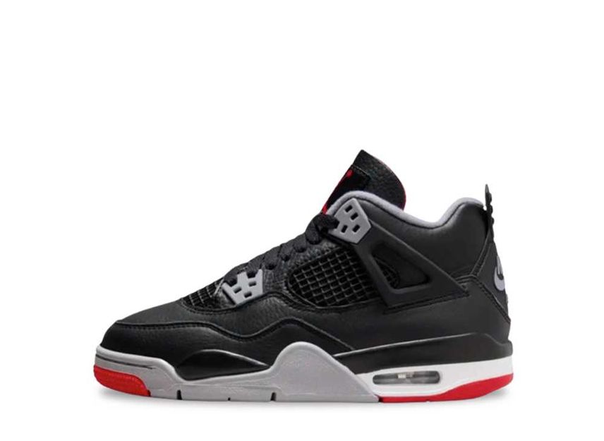 Nike GS Air Jordan 4 Retro Bred Reimagined ナイキ GS エアジョーダン4 レトロ ブレッド リイマジンド - VICTORIA SNKRS