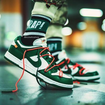 Nike × Off-White DUNK LOW 27.5 green