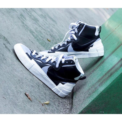 サカイ ナイキ ブレーザーミッド SACAI NIKE BLAZER MID Black - VICTORIA SNKRS