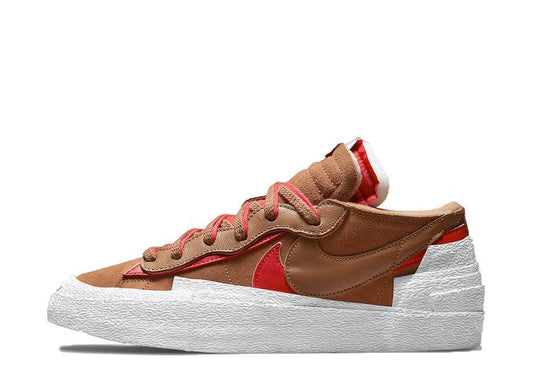 サカイ×ナイキ ブレーザー ロー ブリティッシュ タン SACAI×NIKE BLAZER LOW BRITISH TAN - VICTORIA SNKRS