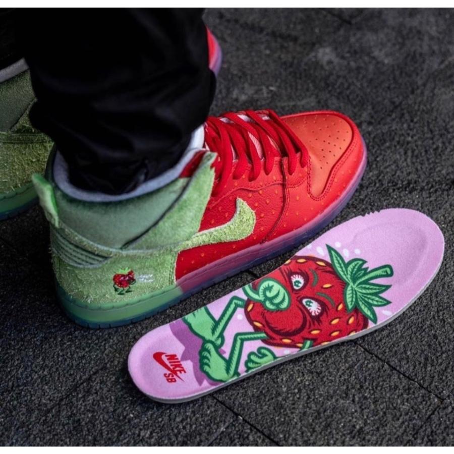 Nike SB Dunk High Strawberry Cough 24cmメンズ