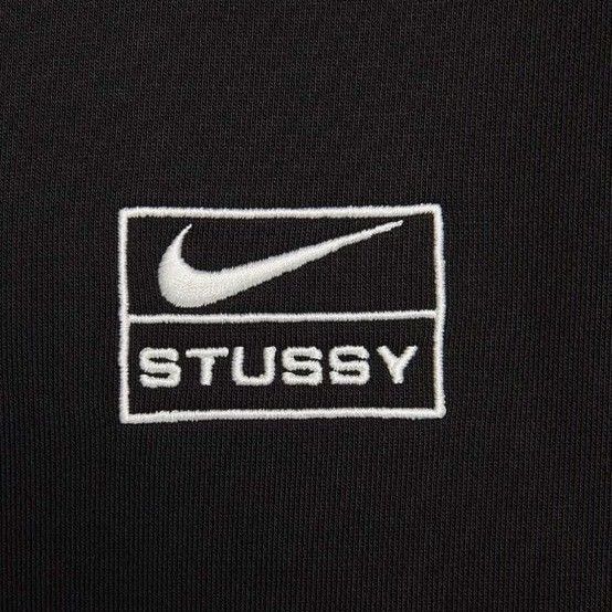 Stussy x Nike Wash Crew Black ステューシー x ナイキ ウォッシュ クルー ブラック - VICTORIA SNKRS