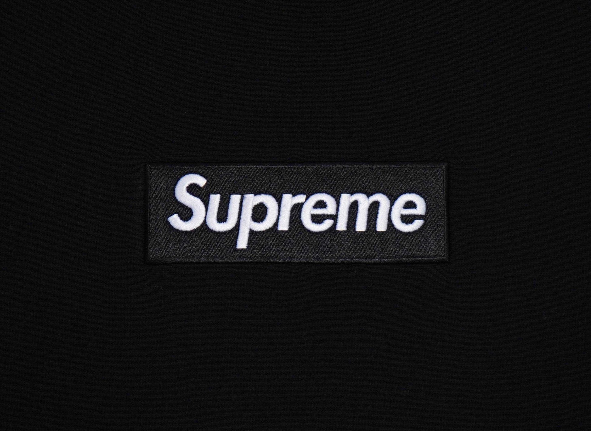 Supreme Box Logo Hooded Sweatshirt Black シュプリーム ボックス ロゴ フーディー スウェットシャツ ブラック - VICTORIA SNKRS