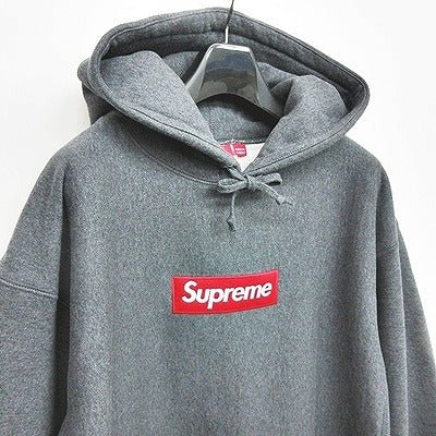 Supreme Box Logo Hooded Sweatshirt Charcoal シュプリーム ボックス