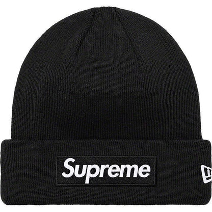 Supreme New Era Box Logo Beanie Black シュプリーム ニューエラ ボックス ロゴ ビニー ブラック - VICTORIA SNKRS