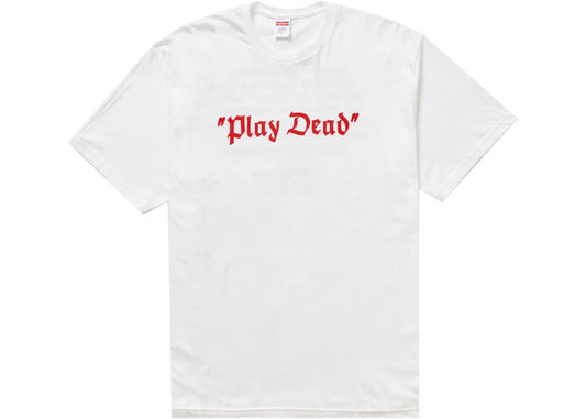 Supreme Play Dead Tee White シュプリーム プレイ デッド Tシャツ ホワイト - VICTORIA SNKRS