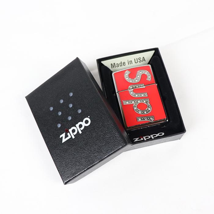 シュプリーム Supreme Swarovski Zippo Red - VICTORIA SNKRS