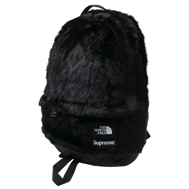 TNF  Supreme Faux Fur Backpack 黒