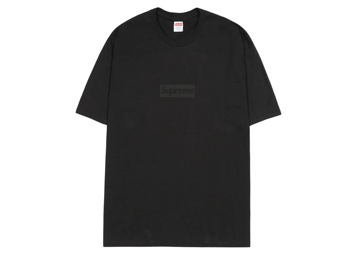 Supreme Tonal Box Logo Tee Black シュプリーム トーナル ボックス ロゴ Tシャツ ブラック - VICTORIA SNKRS