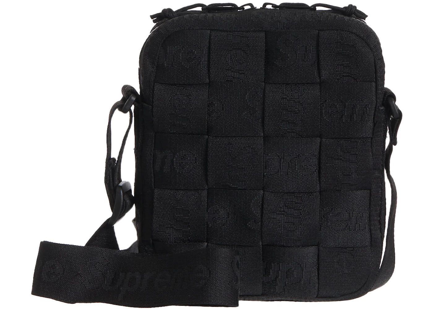 supreme woven shoulder bag blackメンズ
