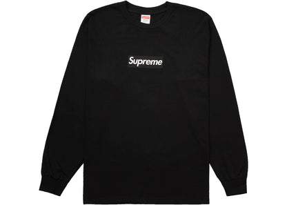 Supreme box logo tee black XLTシャツ/カットソー(半袖/袖なし)