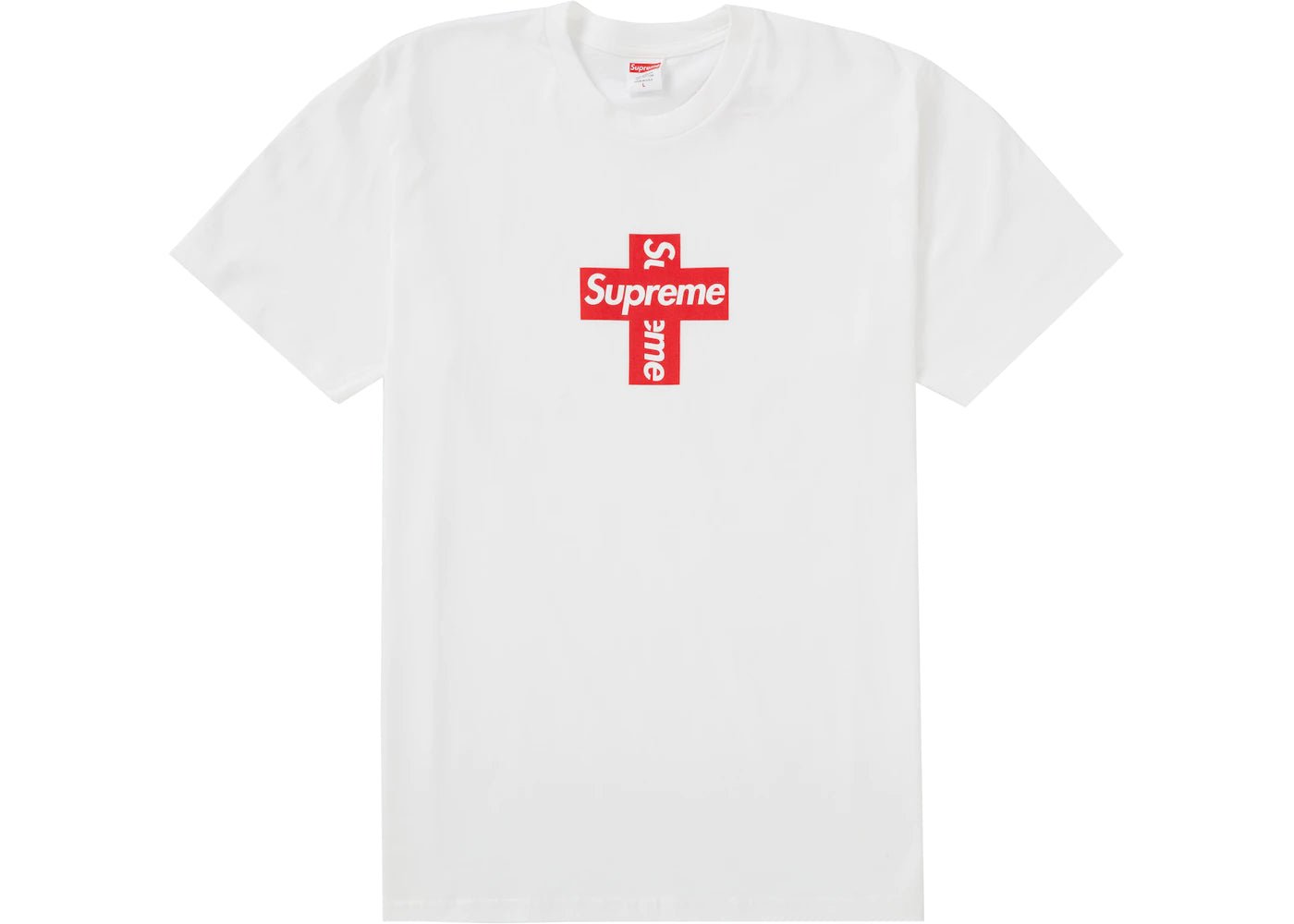 シュプリーム クロス ボックス ロゴ Tシャツ Supreme Cross Box Logo Tee White - VICTORIA SNKRS